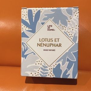 Lotus et nenuphar candle
